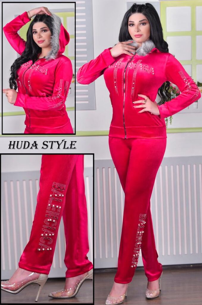 طقم مخمل نسائي HS-116